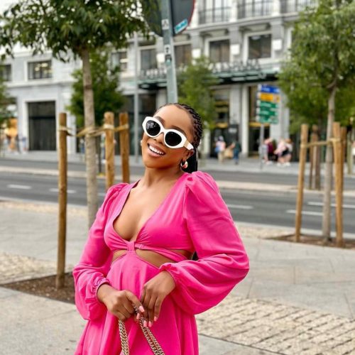 Vintage Mini Skirt and Wrap Around Top Set (A1090)