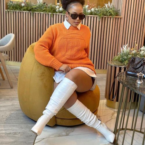 Logo patched Long Sleeve Pullover Sweaters (C629)