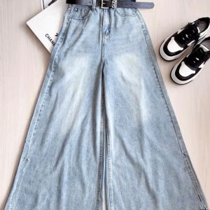 High Rise Wide Leg Jeans (NK-110) - Image 2