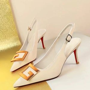 Slingback-Women-Pumps-Fashion-Soft-Heels-Shoes (S4715) - Image 3