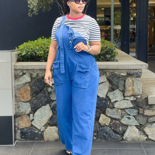 Causal Denim Overalls Jumpsuit (JS4865)