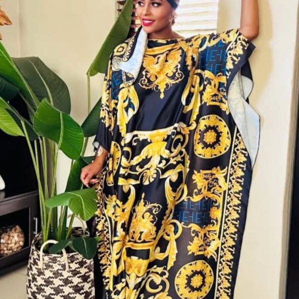 African Chiffon Loose Long Dashiki Traditional Dress