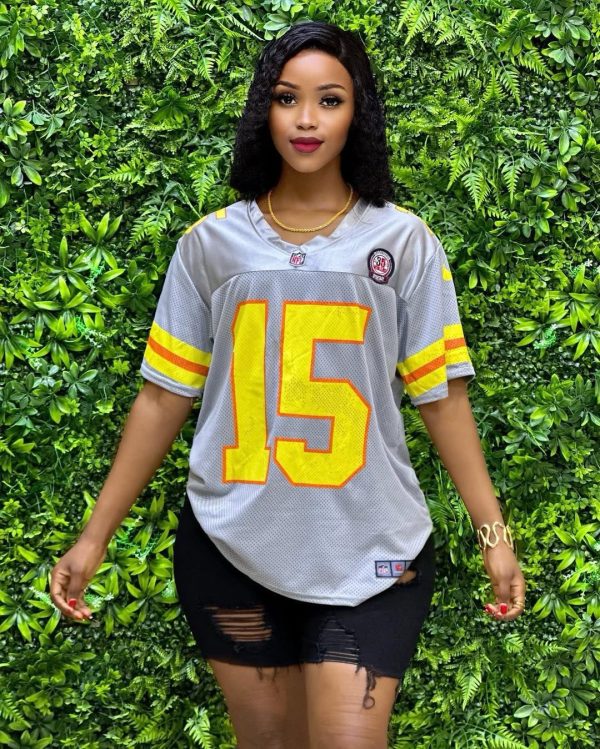 Oversized Basketball Football Jersey T-Shirt (A1298)