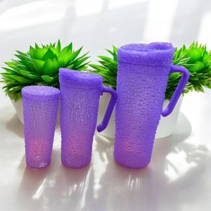 Bling Rhinestone Tumbler with Handle (3-Pic) - Image 3