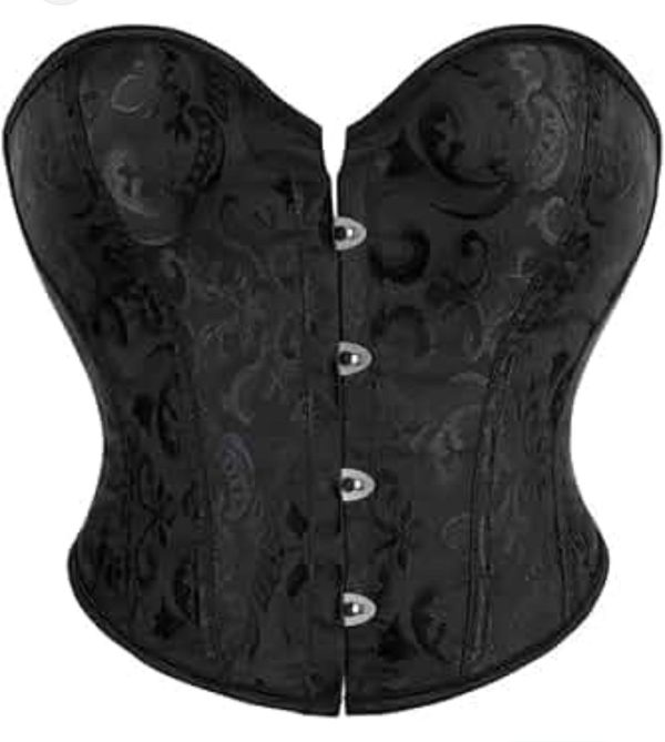 Women's Lace Up Overbust Corset (B31631)