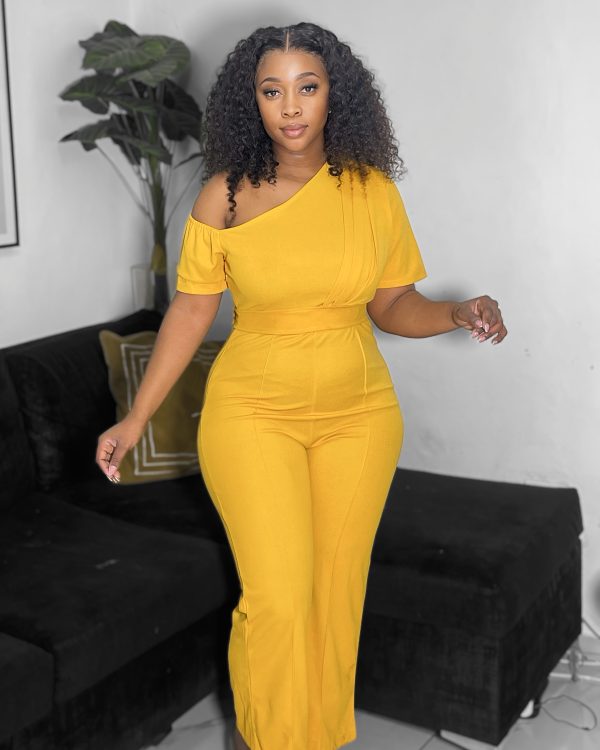 Vintage Sleeveless Jumpsuit (A2093)