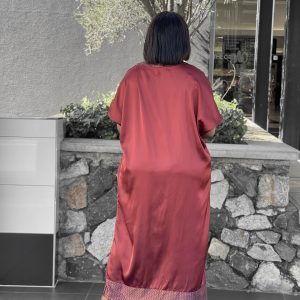 African Customized V- Neck Oversized Kaftan Dress (A1305) - Image 5