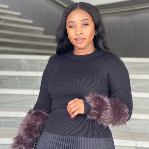 Faux Fur Regular Size Sweatshirt