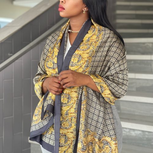 Woman Silk Stain Scarf
