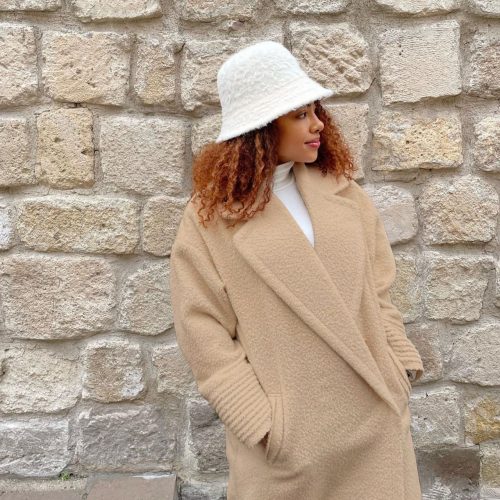 Single Button Slant Pocket Belted Trench Coat (C4377)