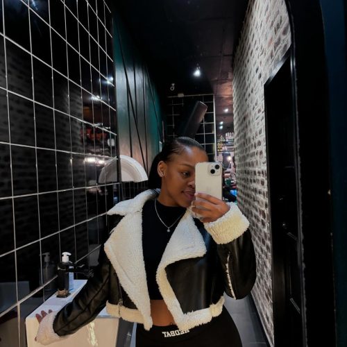 Women’s Zippers Faux Leather Jacket (E-178)