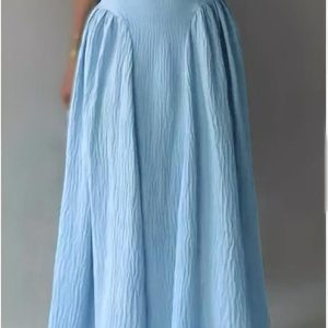 Elegant Strappy Bubble Hem Dress (D5532) - Image 3