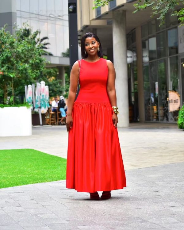 Elegant Sleeveless O-Neck Long Dress (A1366)