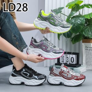 Women's  Mesh Thick-soled Heightened Casual Sports  Shoes (LD28) - Image 2