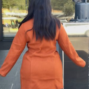 Women's Casual Resort Style Woolen Fitted Jacket (YD-375) - Image 2