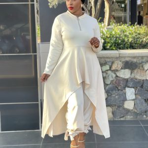 Casual Solid Color Crew Neck Long Sleeve Top And Pants Set (A1327)