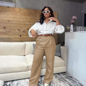 High Waisted skinny formal pants (C812) - Image 3