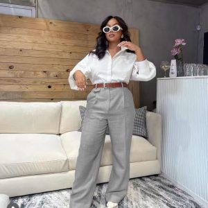 High Waisted skinny formal pants (C812)
