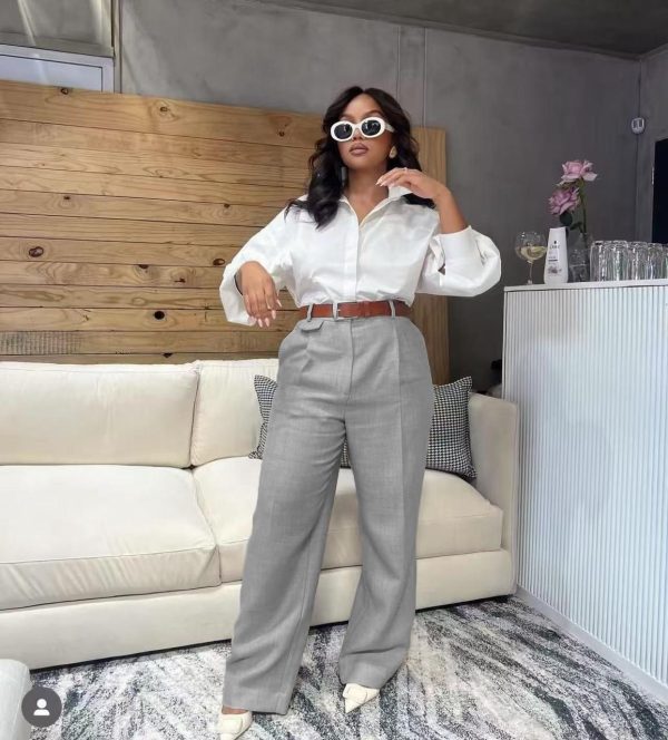 High Waisted skinny formal pants (C812)